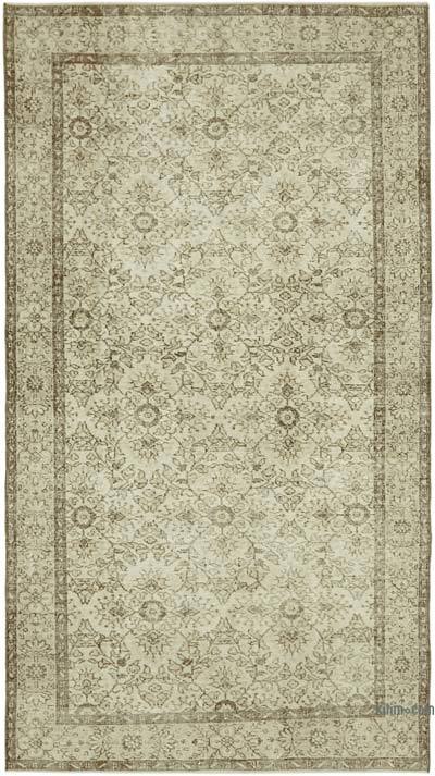 Vintage Turkish Hand-Knotted Rug - 5' 3" x 9' 1" (63 in. x 109 in.)