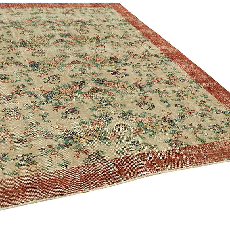 El Dokuma Vintage Halı - 210 cm x 295 cm - K0060167