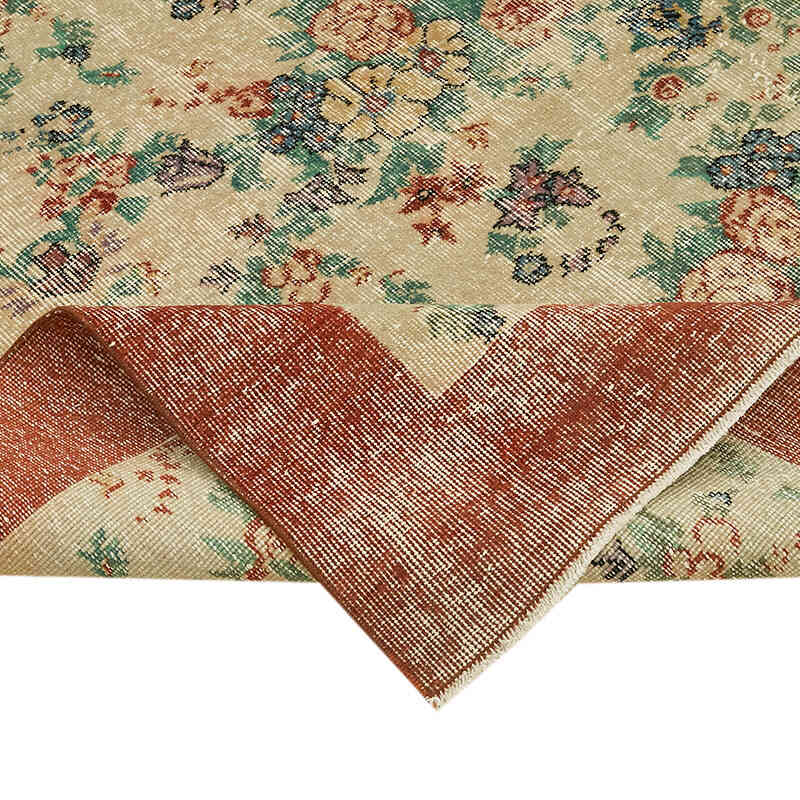 El Dokuma Vintage Halı - 210 cm x 295 cm - K0060167