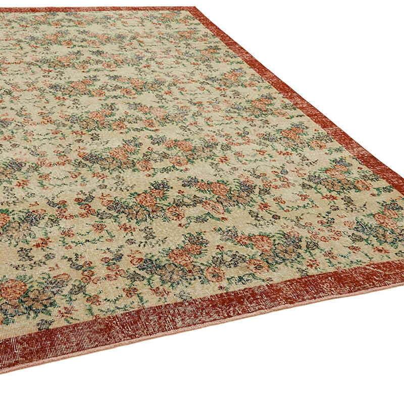 El Dokuma Vintage Halı - 196 cm x 308 cm - K0060169