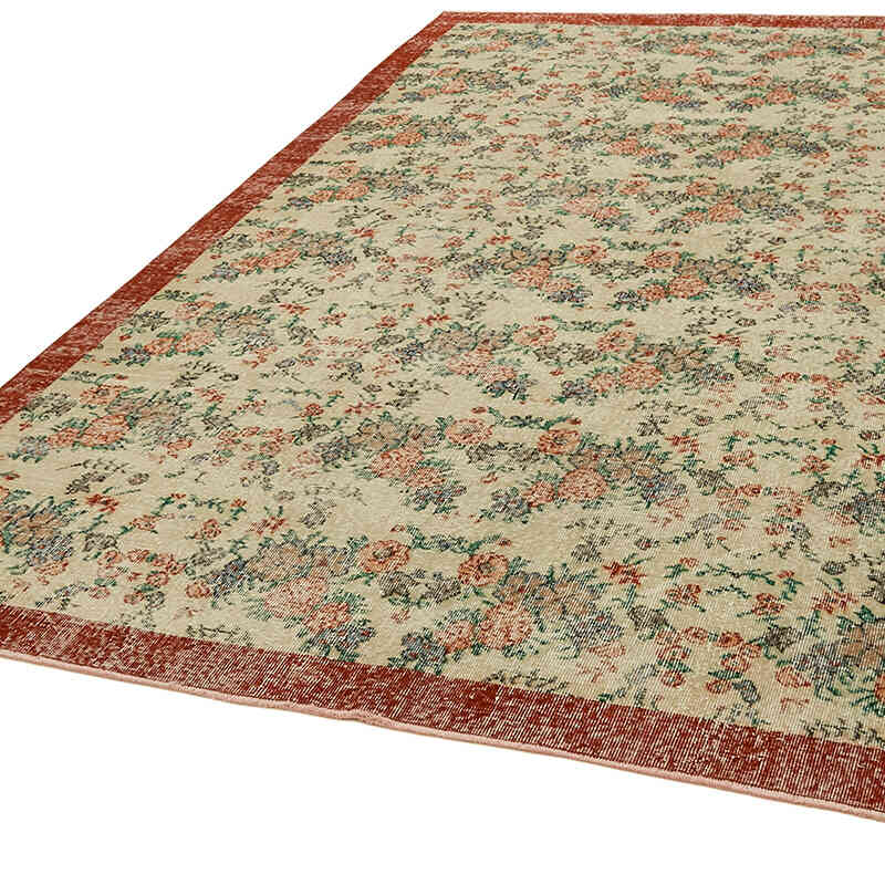 El Dokuma Vintage Halı - 196 cm x 308 cm - K0060169