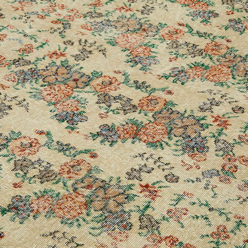 El Dokuma Vintage Halı - 196 cm x 308 cm - K0060169