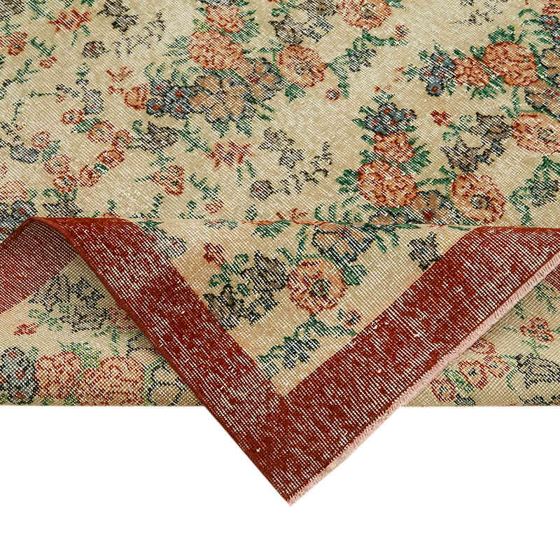 El Dokuma Vintage Halı - 196 cm x 308 cm - K0060169