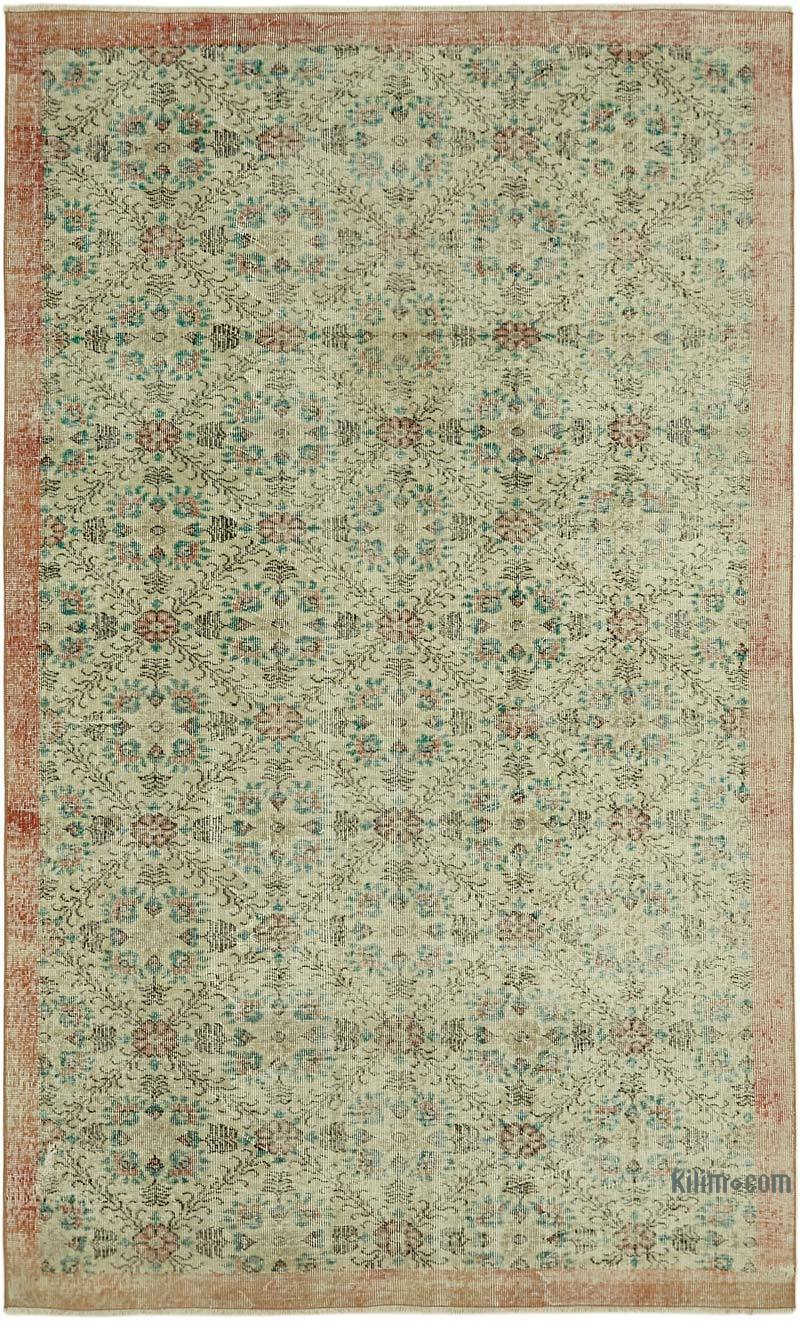 El Dokuma Vintage Halı - 178 cm x 287 cm - K0060173