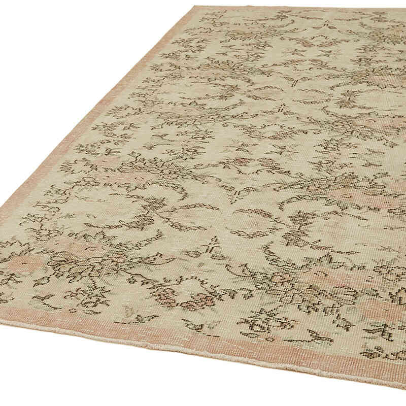 Alfombra Vintage Turca Anudada a Mano - 162 cm x 258 cm - K0060176