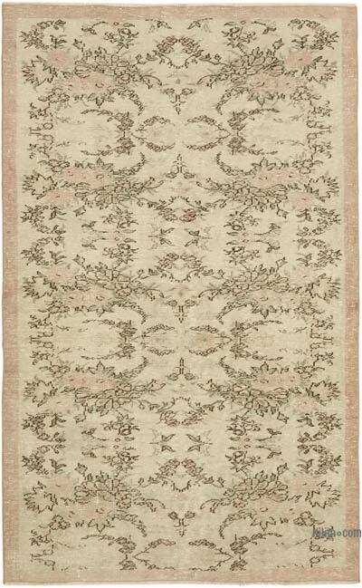 Alfombra Vintage Turca Anudada a Mano - 162 cm x 258 cm