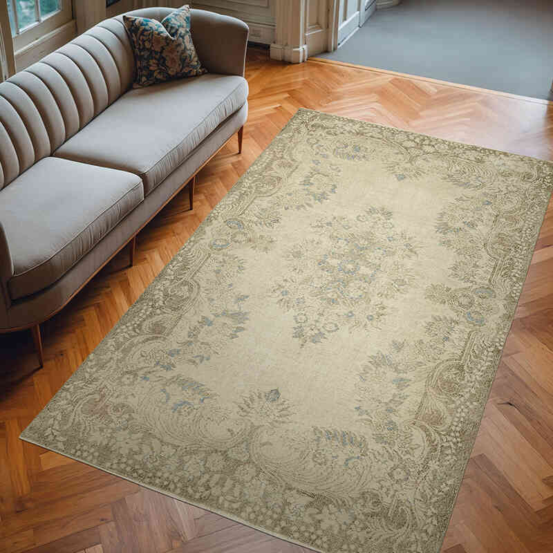 El Dokuma Vintage Halı - 178 cm x 288 cm - K0060181