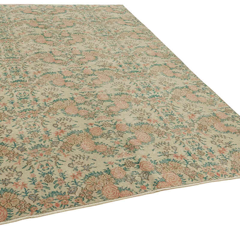 Alfombra Vintage Turca Anudada a Mano - 185 cm x 285 cm - K0060184
