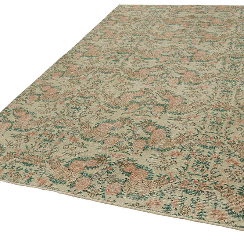 Alfombra Vintage Turca Anudada a Mano - 185 cm x 285 cm - K0060184
