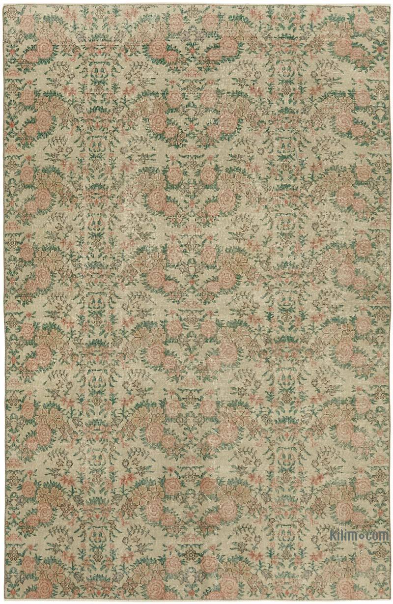 Alfombra Vintage Turca Anudada a Mano - 185 cm x 285 cm - K0060184