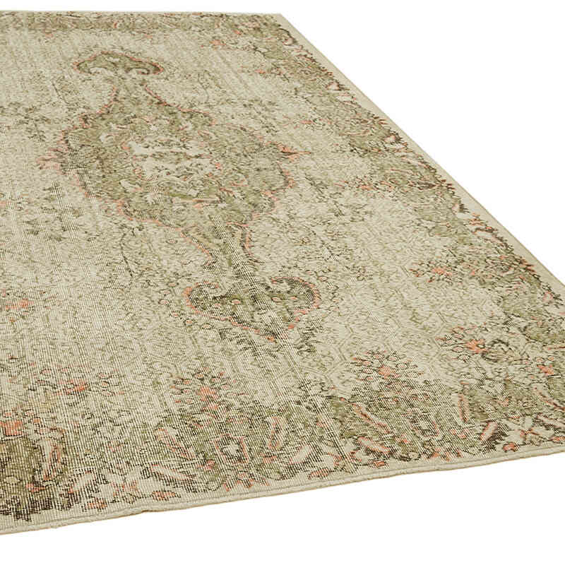 Alfombra Vintage Turca Anudada a Mano - 190 cm x 295 cm - K0060188