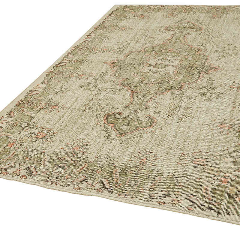 Alfombra Vintage Turca Anudada a Mano - 190 cm x 295 cm - K0060188