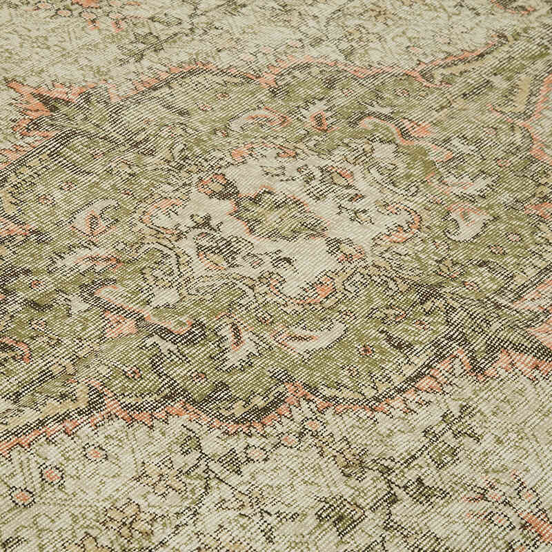 Alfombra Vintage Turca Anudada a Mano - 190 cm x 295 cm - K0060188