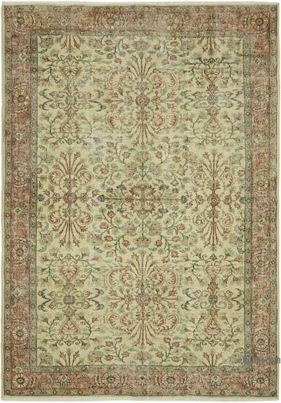 Vintage Turkish Hand-Knotted Rug - 7'  x 9' 10" (84 in. x 118 in.)