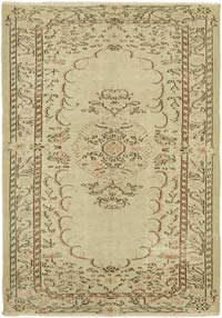 Vintage Turkish Hand-Knotted Rug - 165 cm x 228 cm
