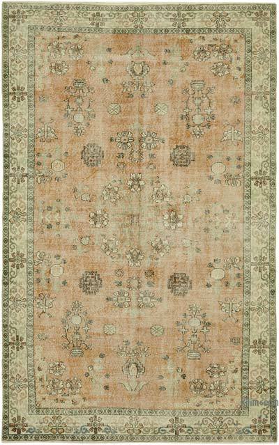 Vintage Turkish Hand-Knotted Rug - 6' 6" x 10' 3" (78 in. x 123 in.)