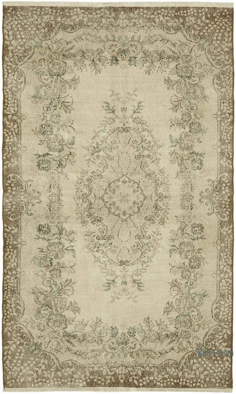 Alfombra Vintage Turca Anudada a Mano - 165 cm x 276 cm - K0060200