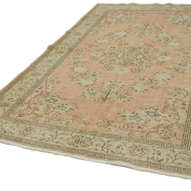 Vintage Turkish Hand-Knotted Rug - 6' 3" x 9' 8" (75 in. x 116 in.) - K0060201