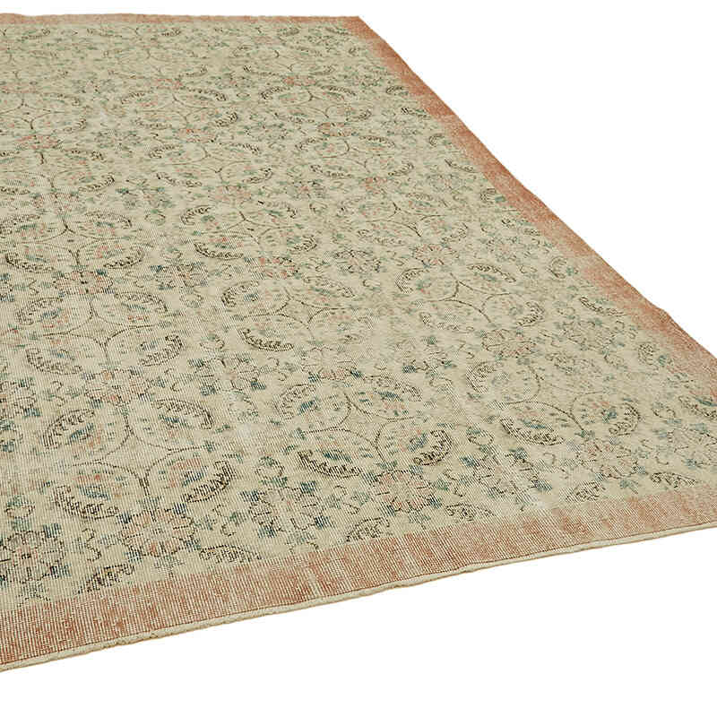 El Dokuma Vintage Halı - 188 cm x 295 cm - K0060207