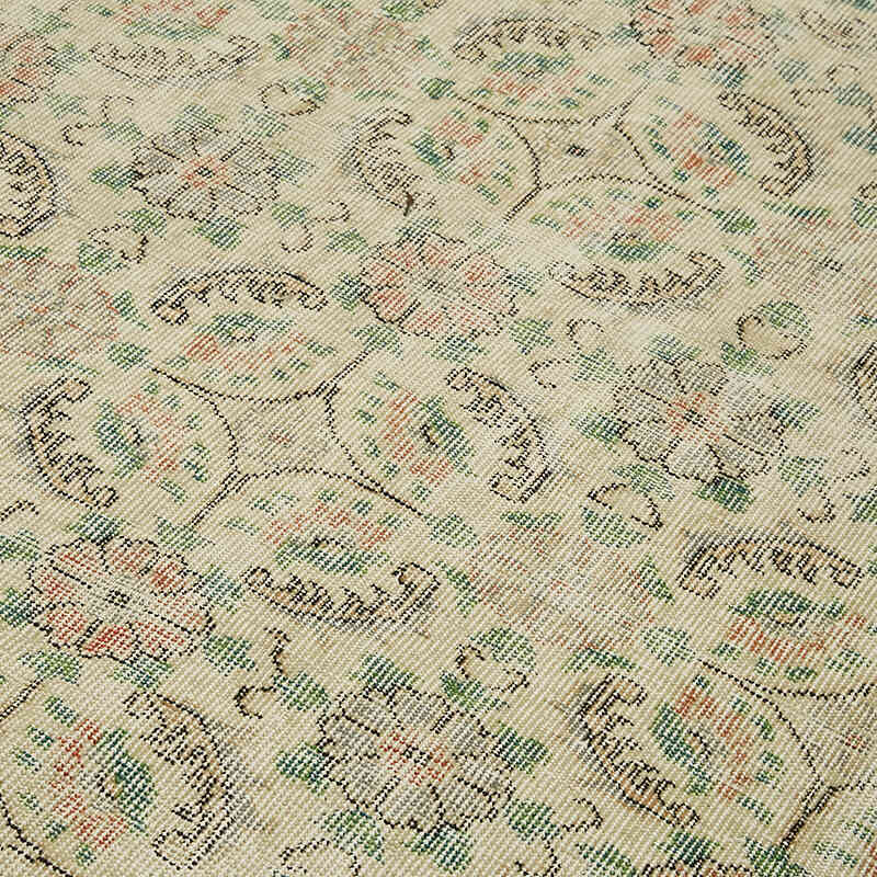 El Dokuma Vintage Halı - 188 cm x 295 cm - K0060207