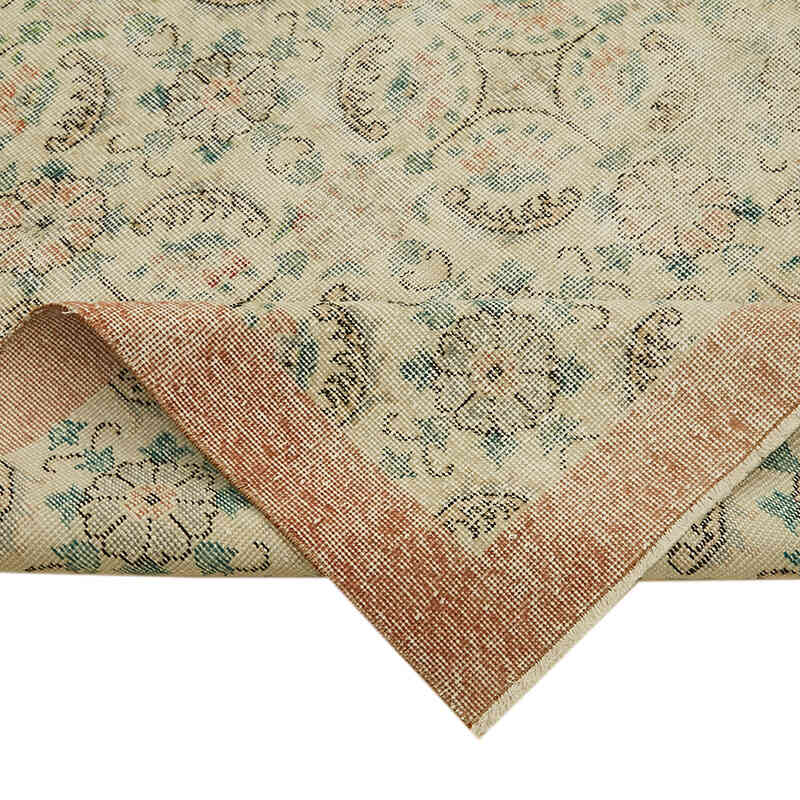 El Dokuma Vintage Halı - 188 cm x 295 cm - K0060207