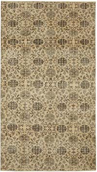 Vintage Turkish Hand-Knotted Rug - 5'  x 8' 8" (60" x 104")