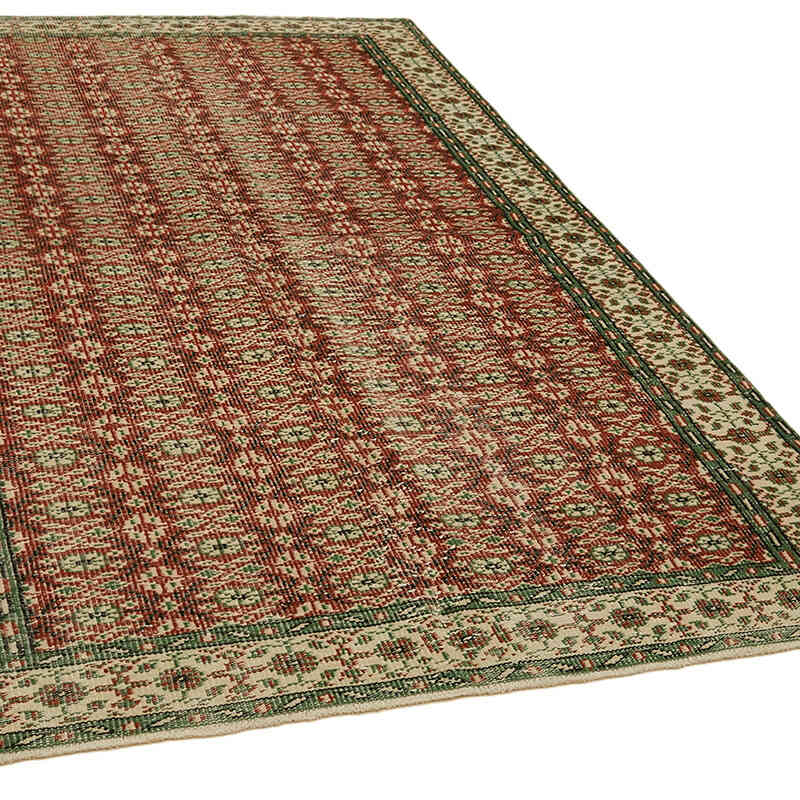 Alfombra Vintage Turca Anudada a Mano - 175 cm x 275 cm - K0060217