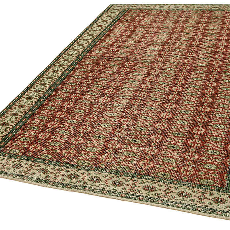 Alfombra Vintage Turca Anudada a Mano - 175 cm x 275 cm - K0060217