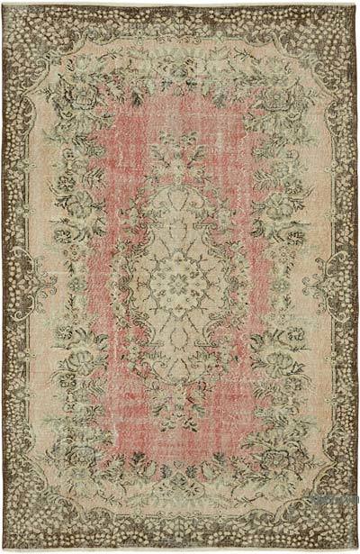 Vintage Turkish Hand-Knotted Rug - 6' 1" x 9' 4" (73 in. x 112 in.)