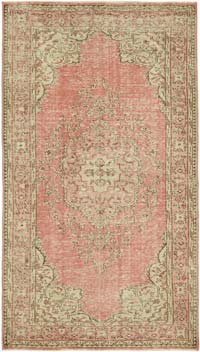 Alfombra Vintage Turca Anudada a Mano - 162 cm x 282 cm