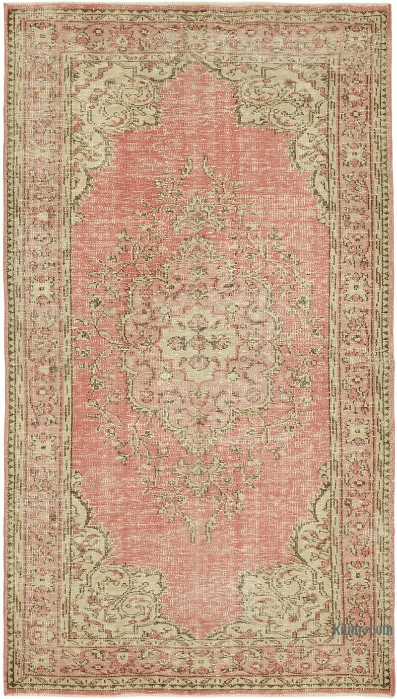 Alfombra Vintage Turca Anudada a Mano - 162 cm x 282 cm - K0060224