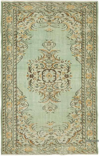 Vintage Turkish Hand-Knotted Rug - 5' 2" x 7' 9" (62 in. x 93 in.)