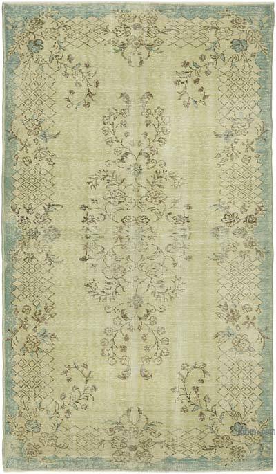 Vintage Turkish Hand-Knotted Rug - 6'  x 10' 2" (72 in. x 122 in.)