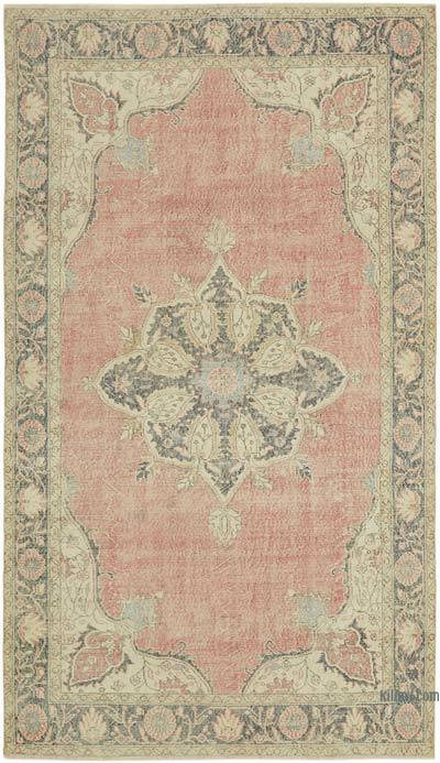 Vintage Turkish Hand-Knotted Rug - 6' 1" x 10' 1" (73 in. x 121 in.)