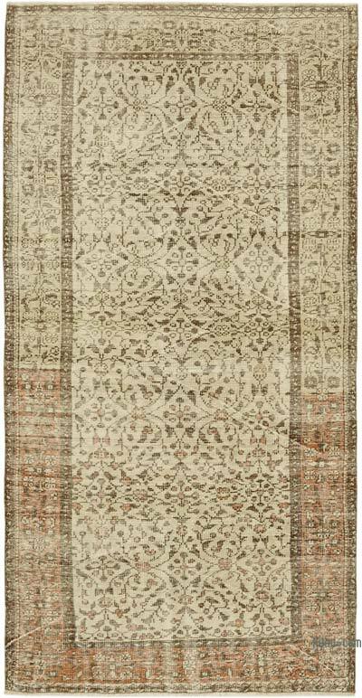 Vintage Turkish Hand-Knotted Rug - 5'  x 9' 5" (60" x 113")