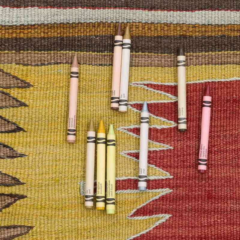 Vintage Turkish Kilim Rug - 4' 8" x 7' 5" (56" x 89") - K0060252