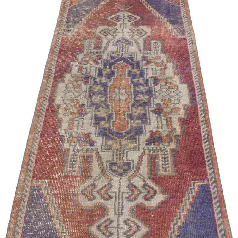 Vintage Turkish Hand-Knotted Rug - 2' 4" x 8' 8" (28 in. x 104 in.) - K0060254