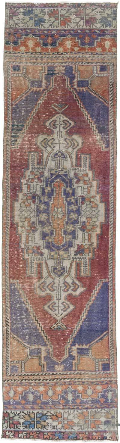 Vintage Turkish Hand-Knotted Rug - 2' 4" x 8' 8" (28 in. x 104 in.)