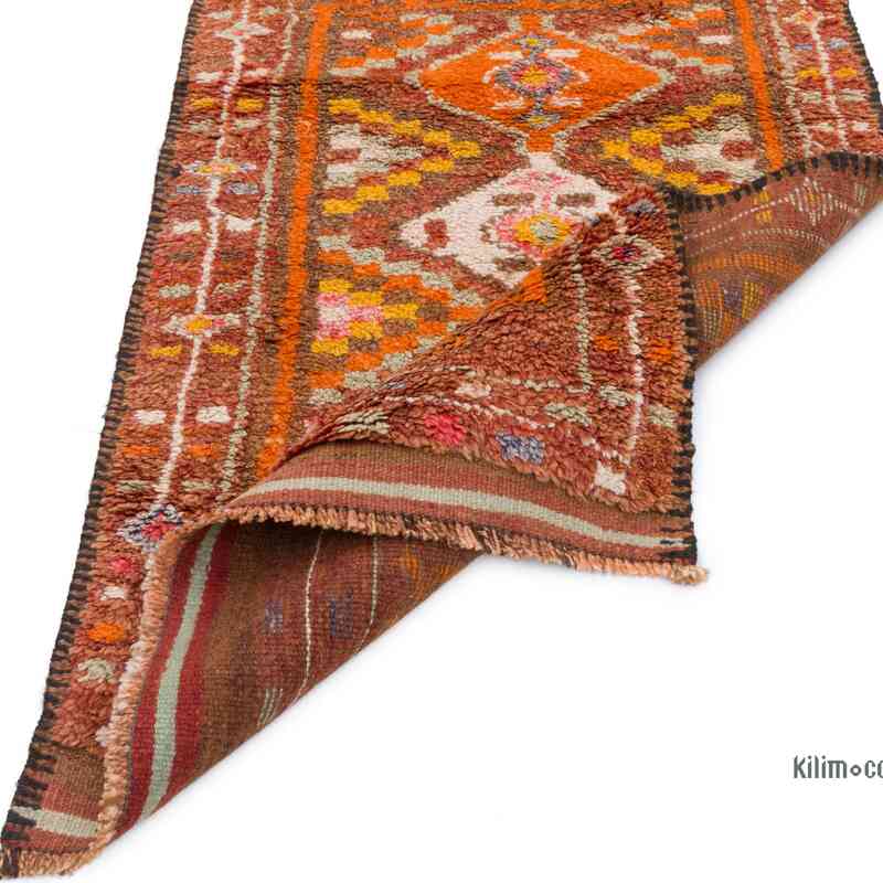 Vintage Tribal Runner Rug - 3'  x 12' 8" (36" x 152") - K0060262