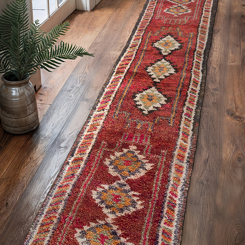 Vintage Anadolu Yolluk - 87 cm x 427 cm - K0060280