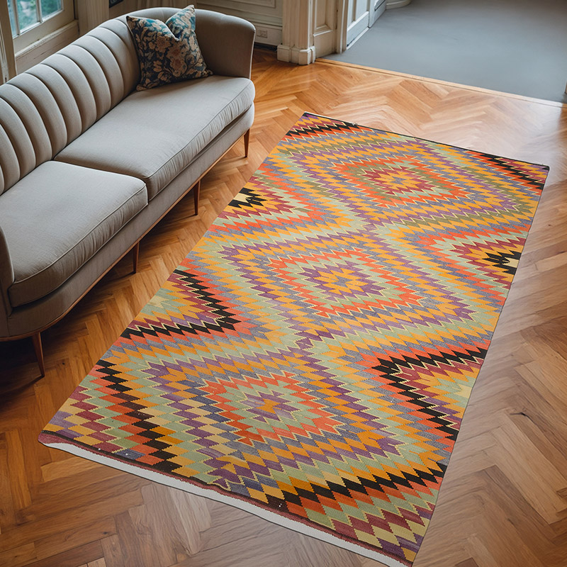 Alfombra Vintage Mut Kilim - 184 cm x 319 cm - K0060311