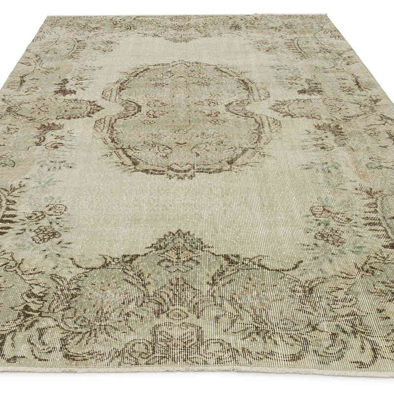 Alfombra Vintage Turca Anudada a Mano - 170 cm x 264 cm - K0060325