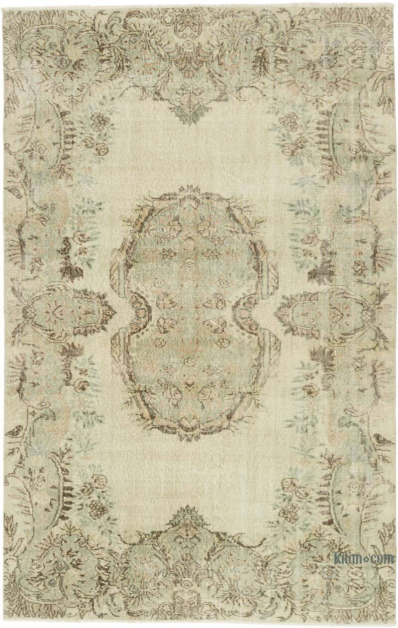 Alfombra Vintage Turca Anudada a Mano - 170 cm x 264 cm - K0060325