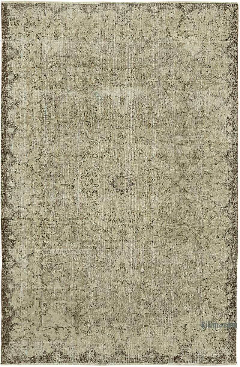 Vintage Turkish Hand-Knotted Rug - 6' 4" x 9' 6" (76 in. x 114 in.) - K0060326