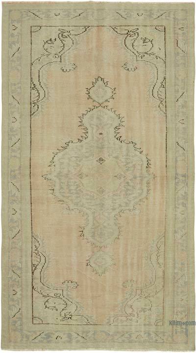 Vintage Turkish Hand-Knotted Rug - 4' 11" x 8' 6" (59 in. x 102 in.)
