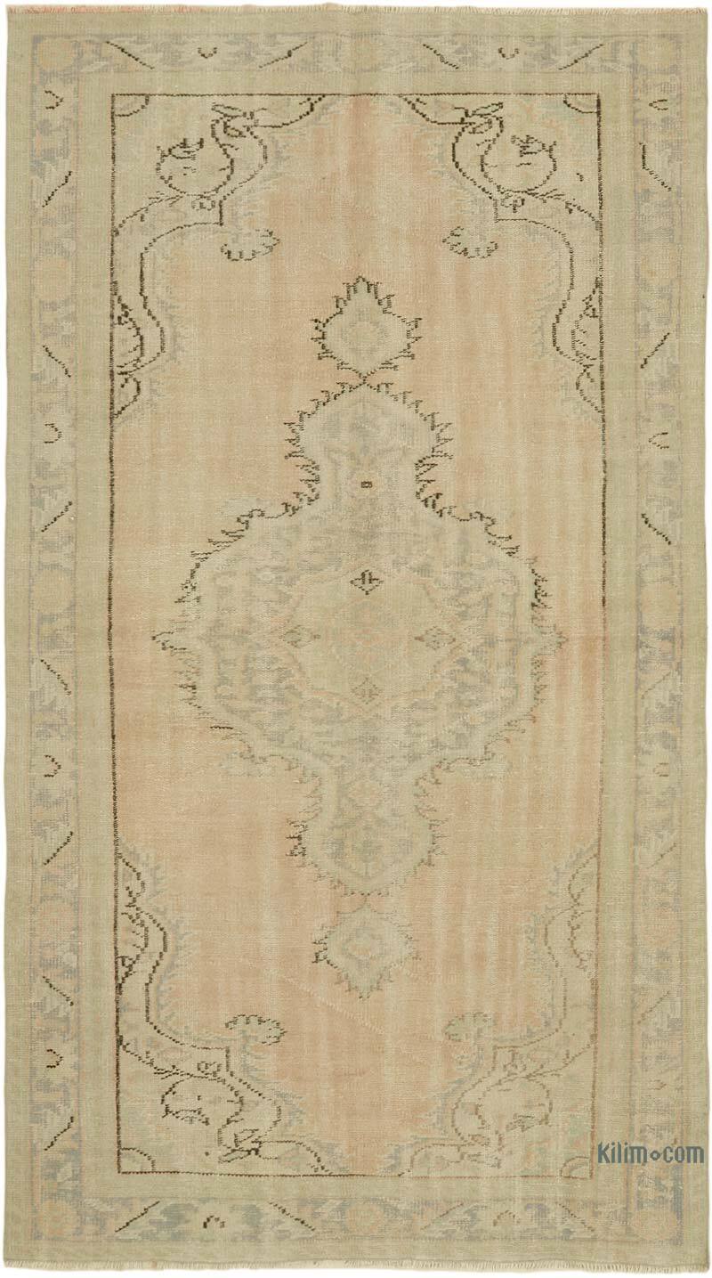 Alfombra Vintage Turca Anudada a Mano - 150 cm x 260 cm - K0060330