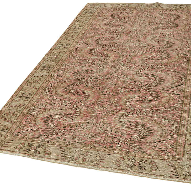 Vintage Turkish Hand-Knotted Rug - 4' 9" x 7' 10" (57" x 94") - K0060334