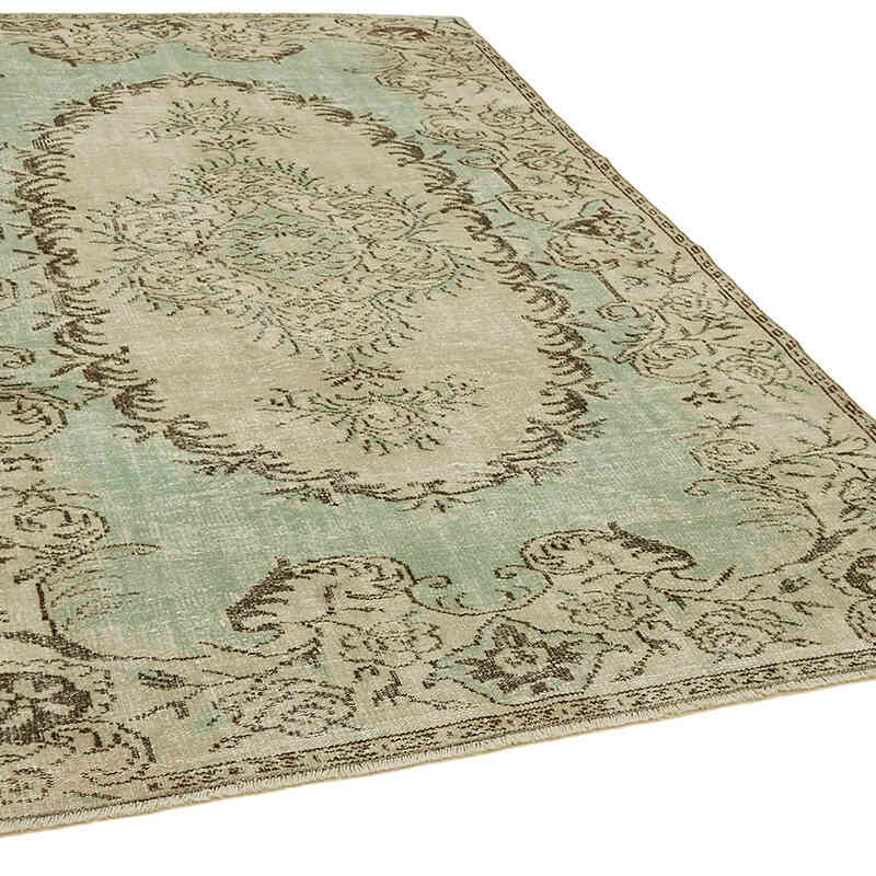 Alfombra Vintage Turca Anudada a Mano - 176 cm x 257 cm - K0060340
