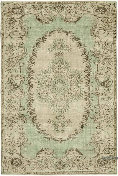 Vintage Turkish Hand-Knotted Rug - 5' 9" x 8' 5" (69" x 101")