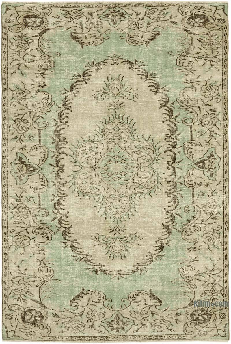 Alfombra Vintage Turca Anudada a Mano - 176 cm x 257 cm - K0060340